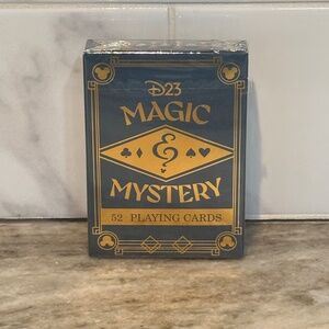 Disney D23 Magic & Mystery Deck of PLAYING CARDS Gold Members Exclusive SEALED